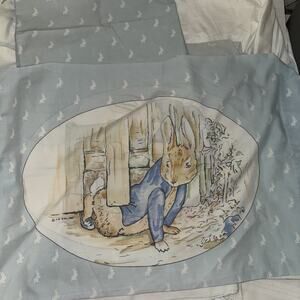 Rare Vintage Cannon Royal Family Beatrix Potter Peter Rabbit 3pc Twin Sheet Set